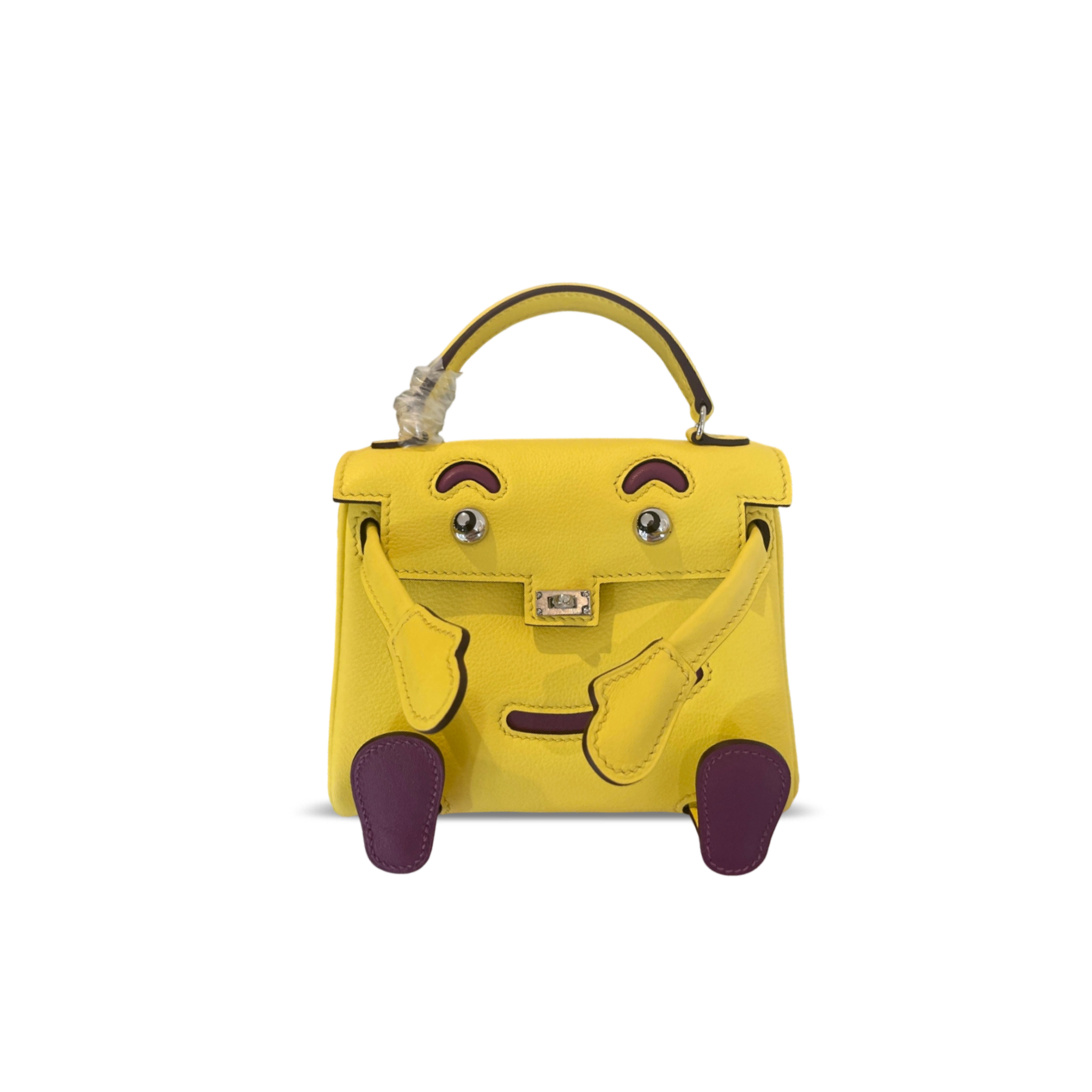 HERMÈS MASTER KELLY DOLL SWIFT PALLADIUM HARDWARE (16*12*7cm)